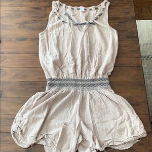 Free people distressed romper